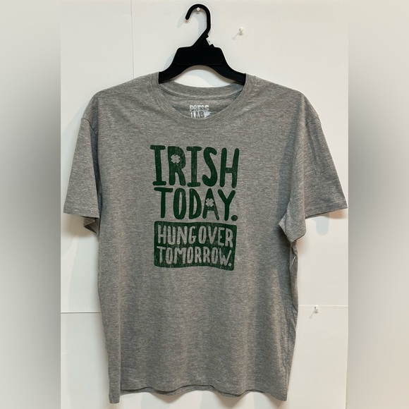 Press Lab - Irish Today. Hungover Tomorrow. T-Shirt - Picture 1 of 3